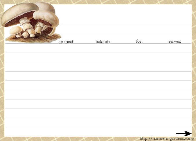 Free Printable 5x7 Recipe Cards Eroinformation