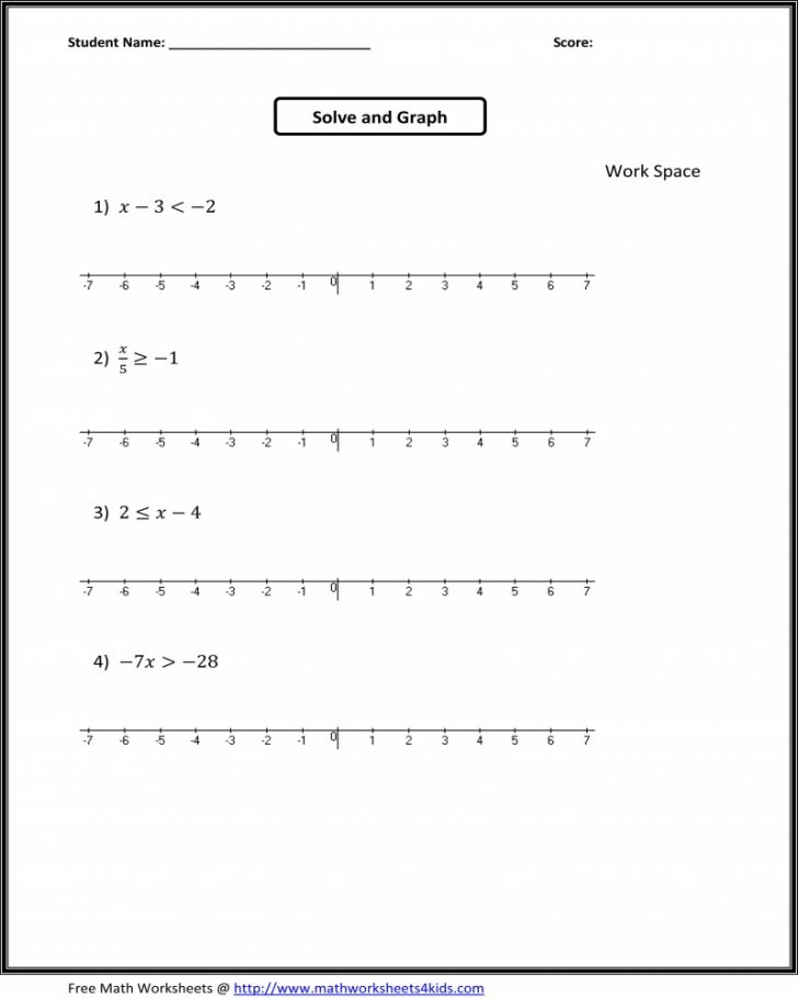 Free Printable 7th Grade Math Worksheets Math Worksheets Printable