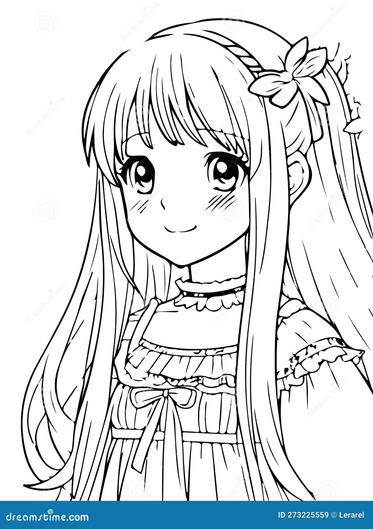 Anime Coloring Pages Girl