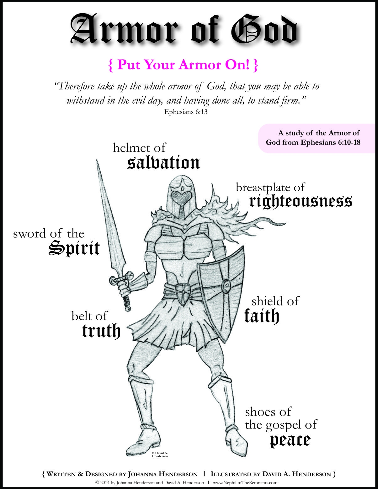 free printable armor of god worksheets