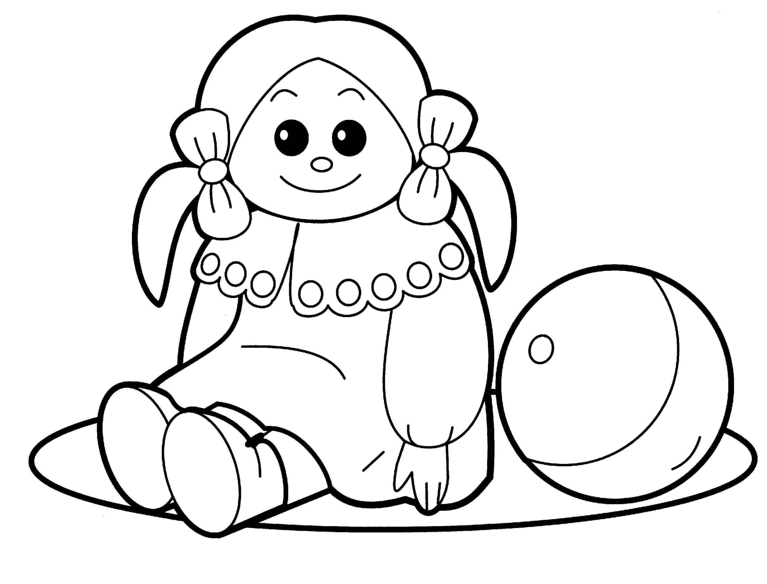 Free Printable Baby Doll Coloring Pages Coloring Home