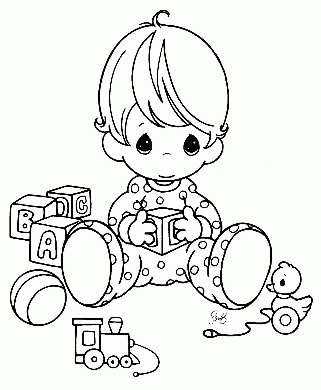 Free Printable Baby Doll Coloring Pages Coloring Home