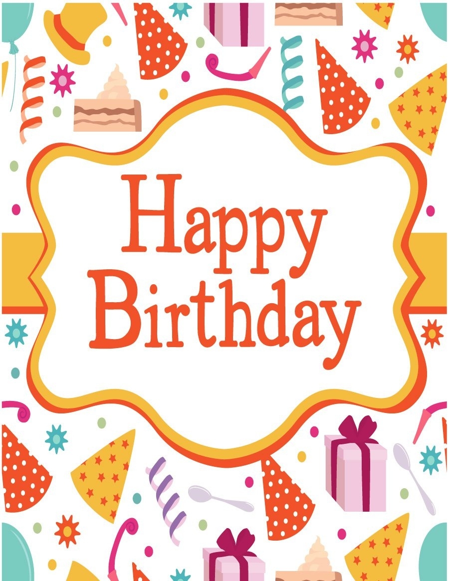 Free Printable Bday Cards Free Printable