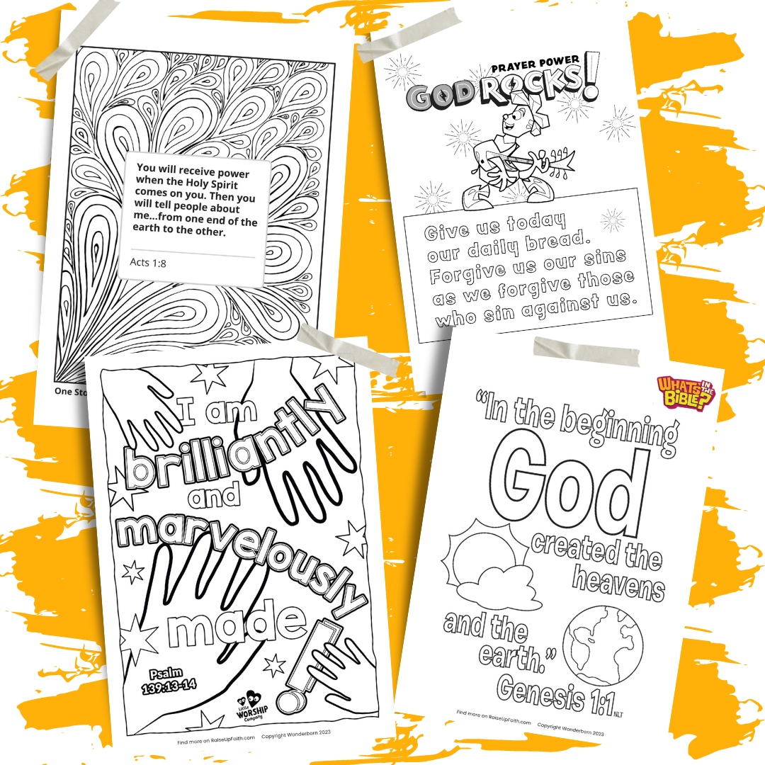 Free Printable Bible Color Pages Engaging Children With Scripture