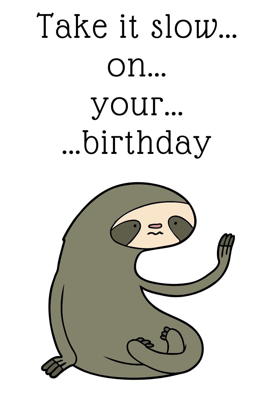 50th birthday cards funny printable