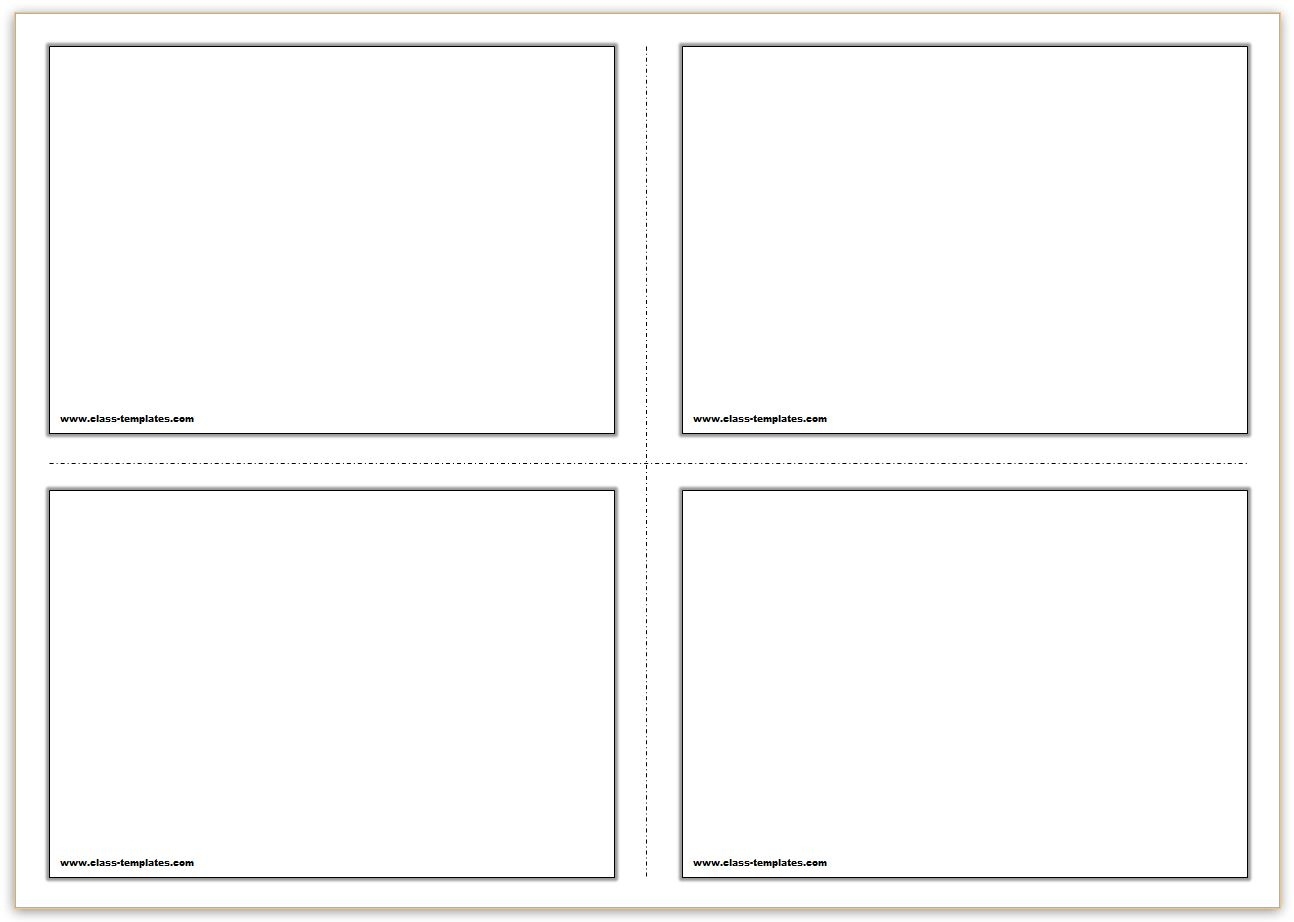 Free Printable Blank Index Cards Free Printable A To Z