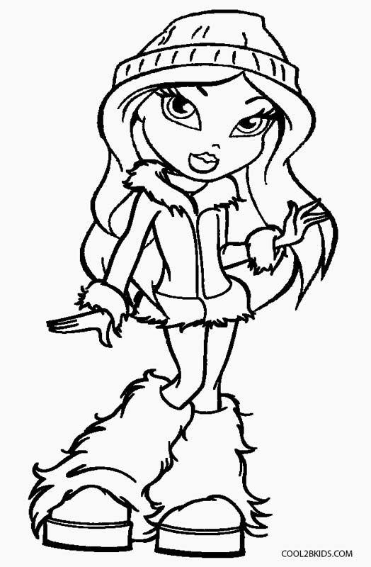 Bratz Dolls Coloring Pages