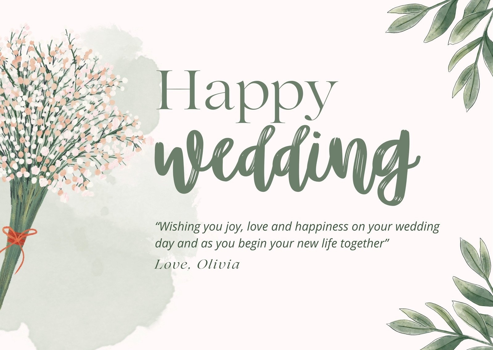 5x7 printable wedding cards