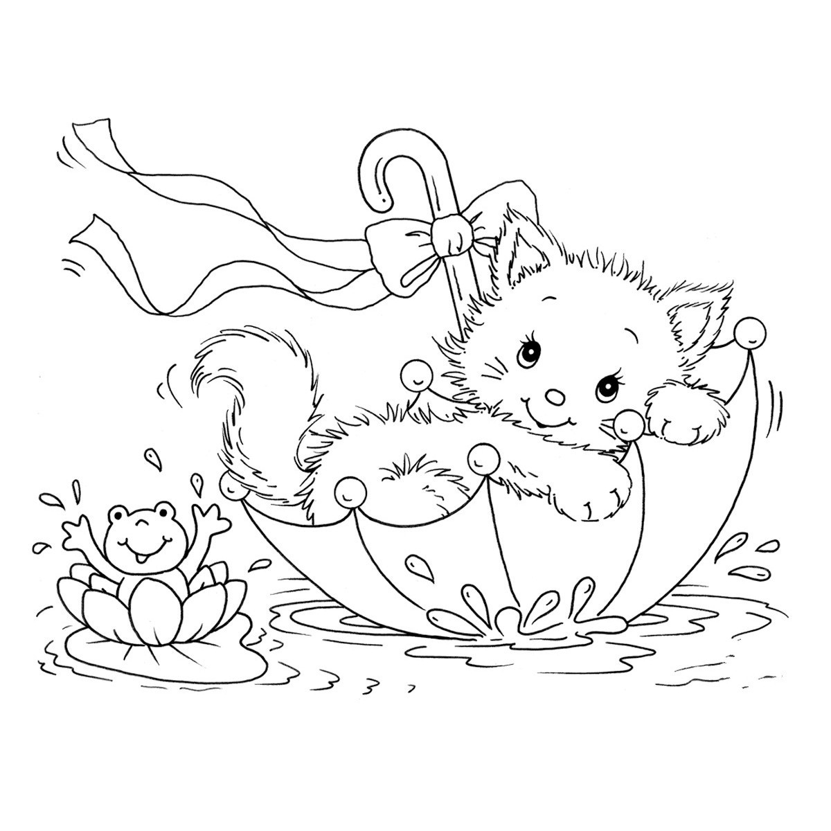 Coloring Cat Pages