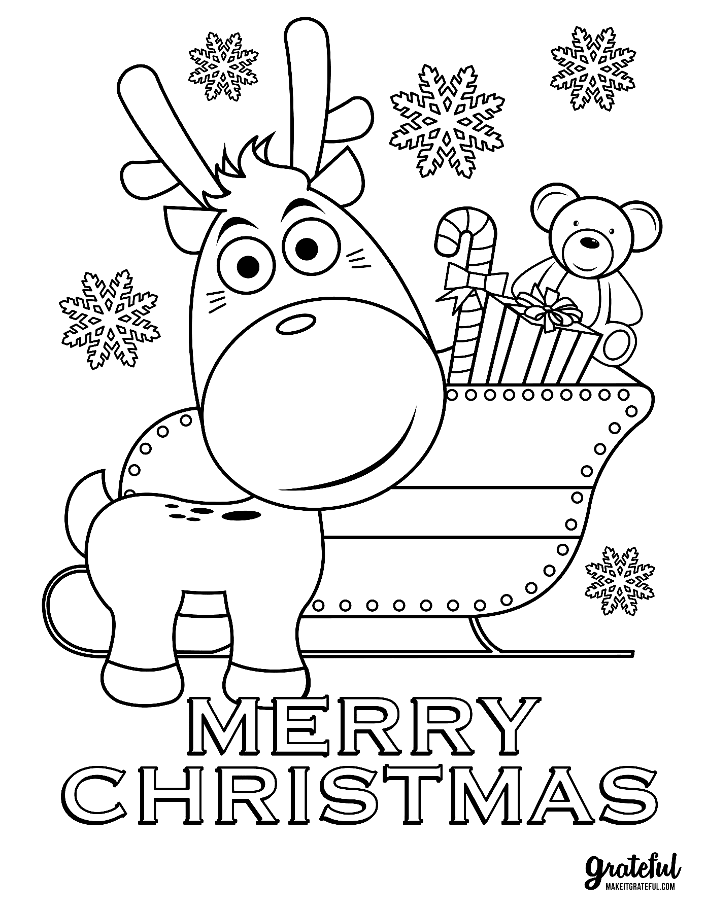 free printable christmas cards coloring pages