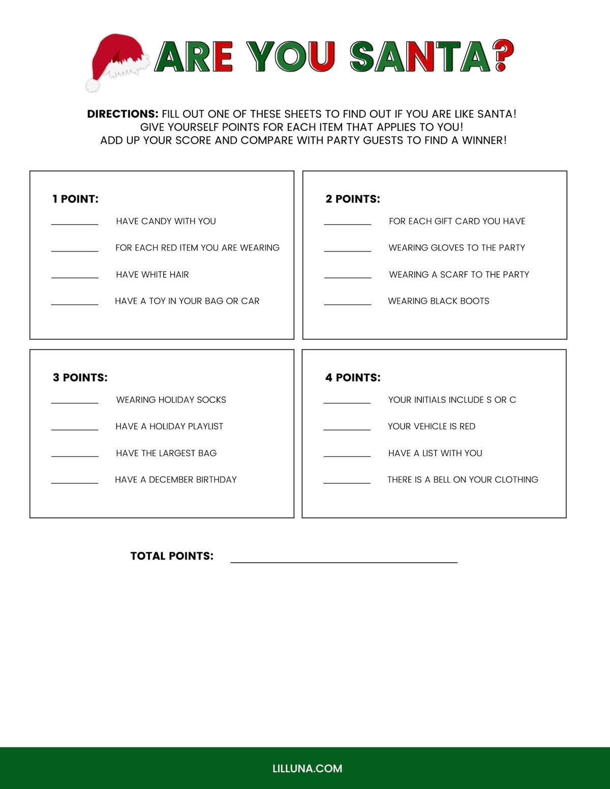 free printable christmas games for seniors