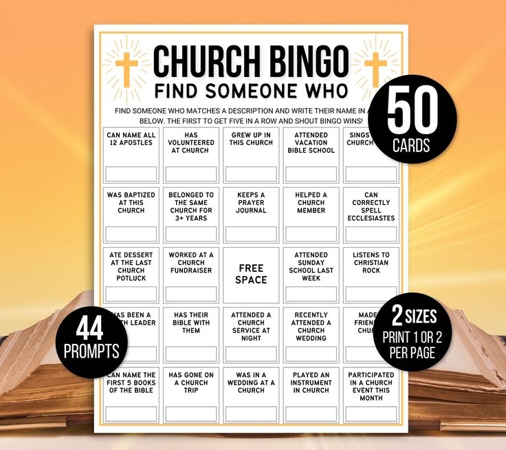 Free Printable Church Bingo Cards Educational Printable Worksheets