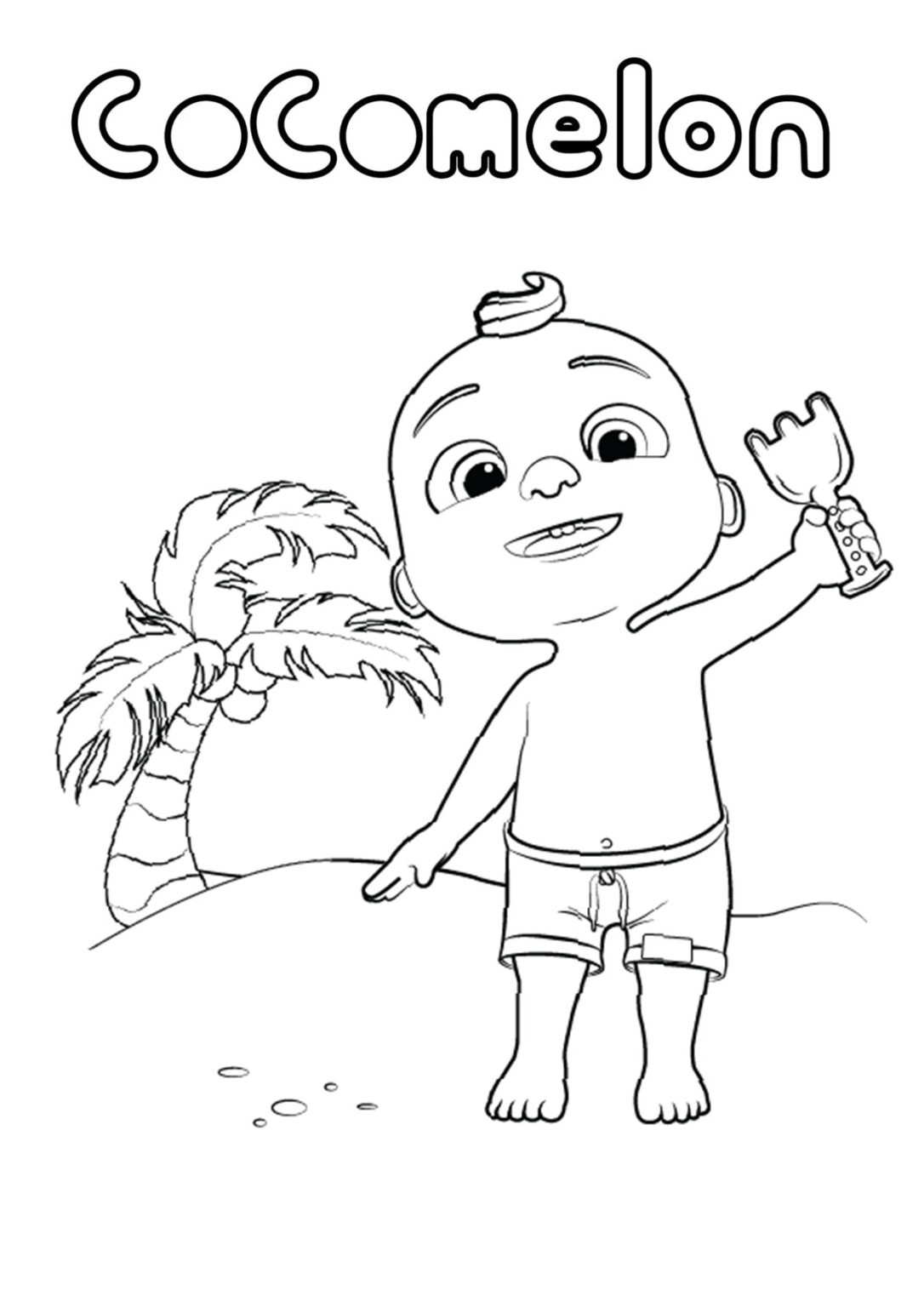 Coco Melon Coloring Page