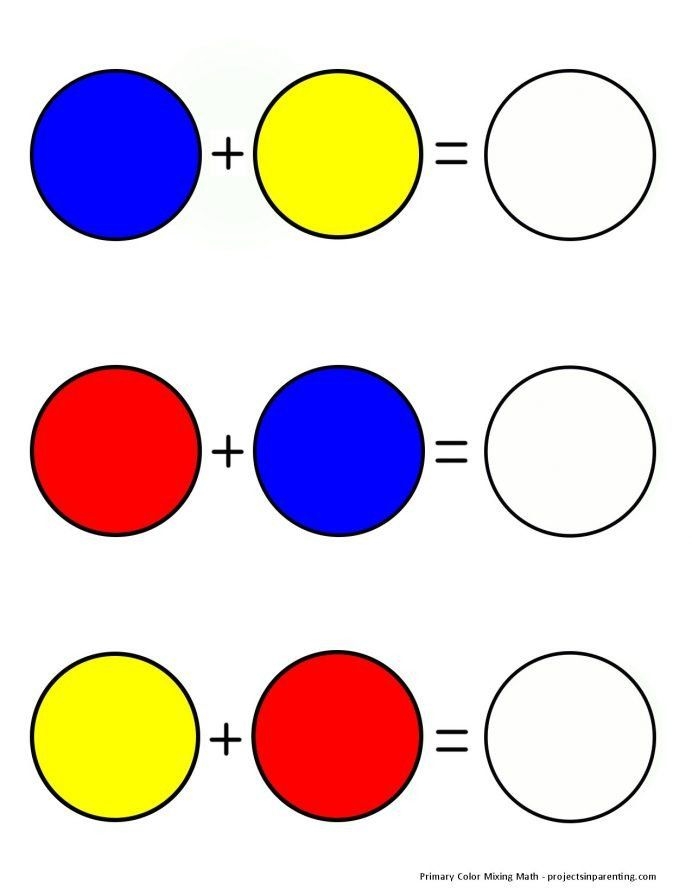 Free Printable Color Mixing Worksheet Printable Word Searches