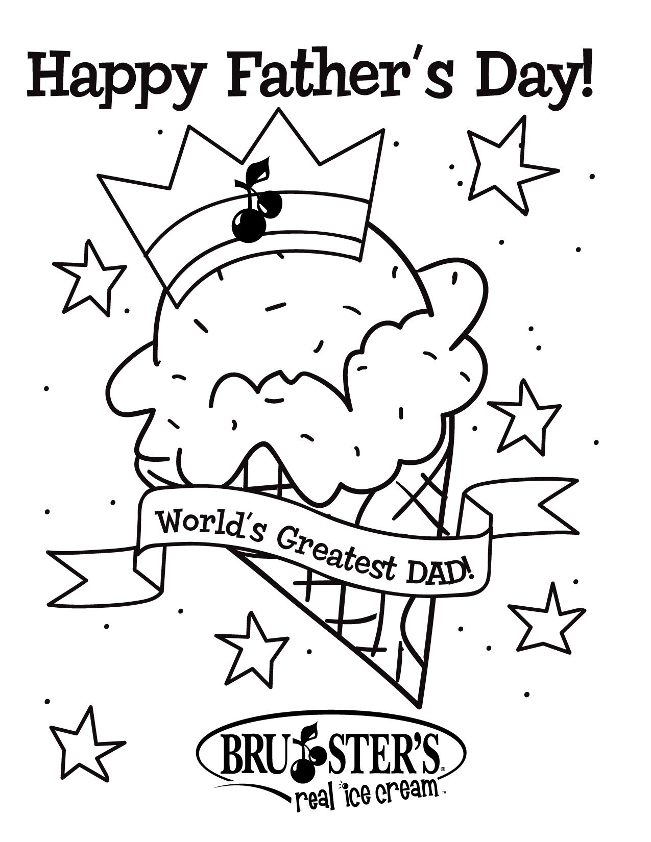 happy father's day coloring pages printable free