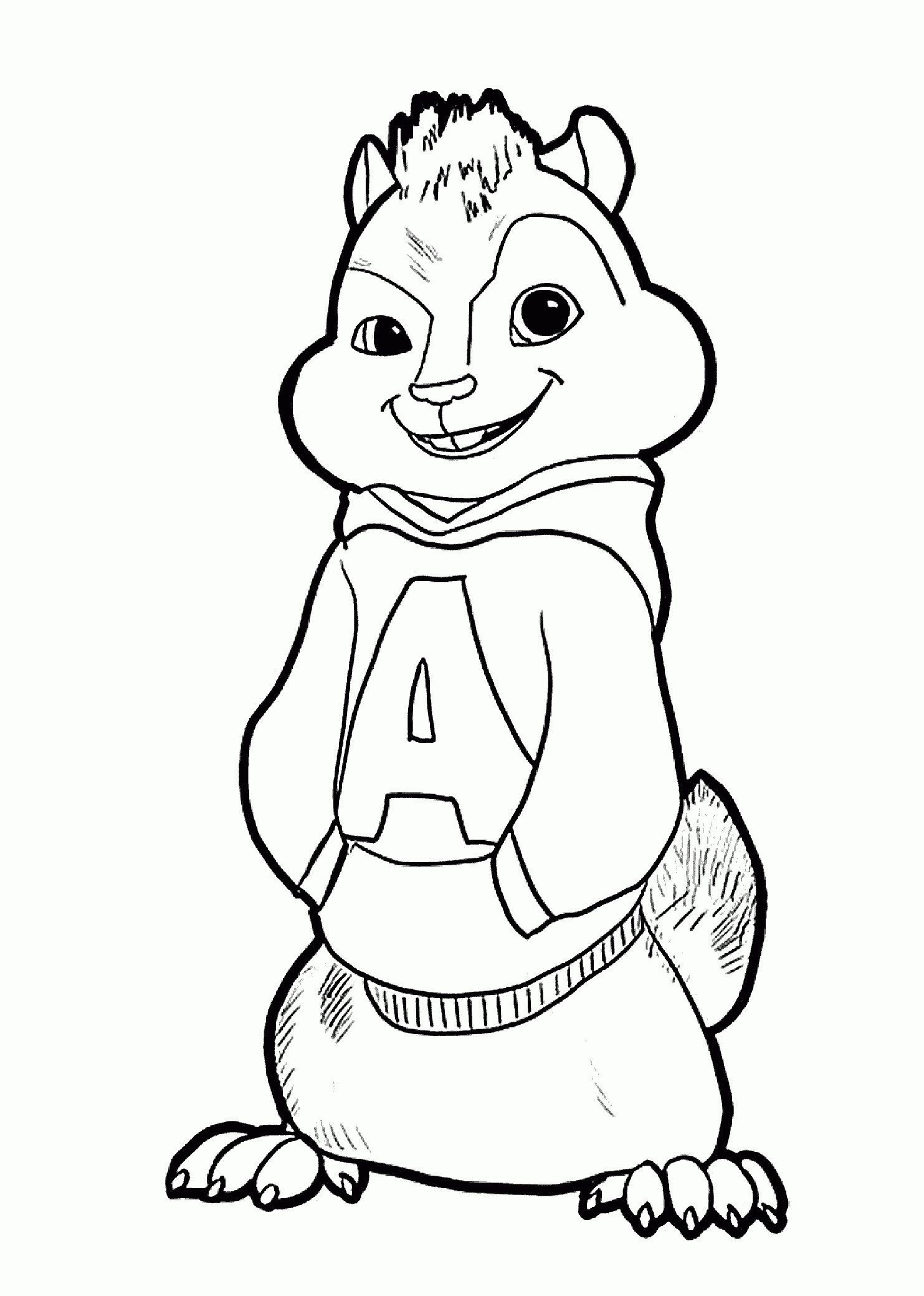 Free Printable Coloring Pages Alvin And The Chipmunks Coloring Home