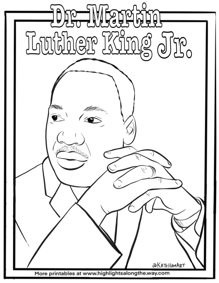 Free Printable Coloring Pages For Martin Luther King Download Free 
