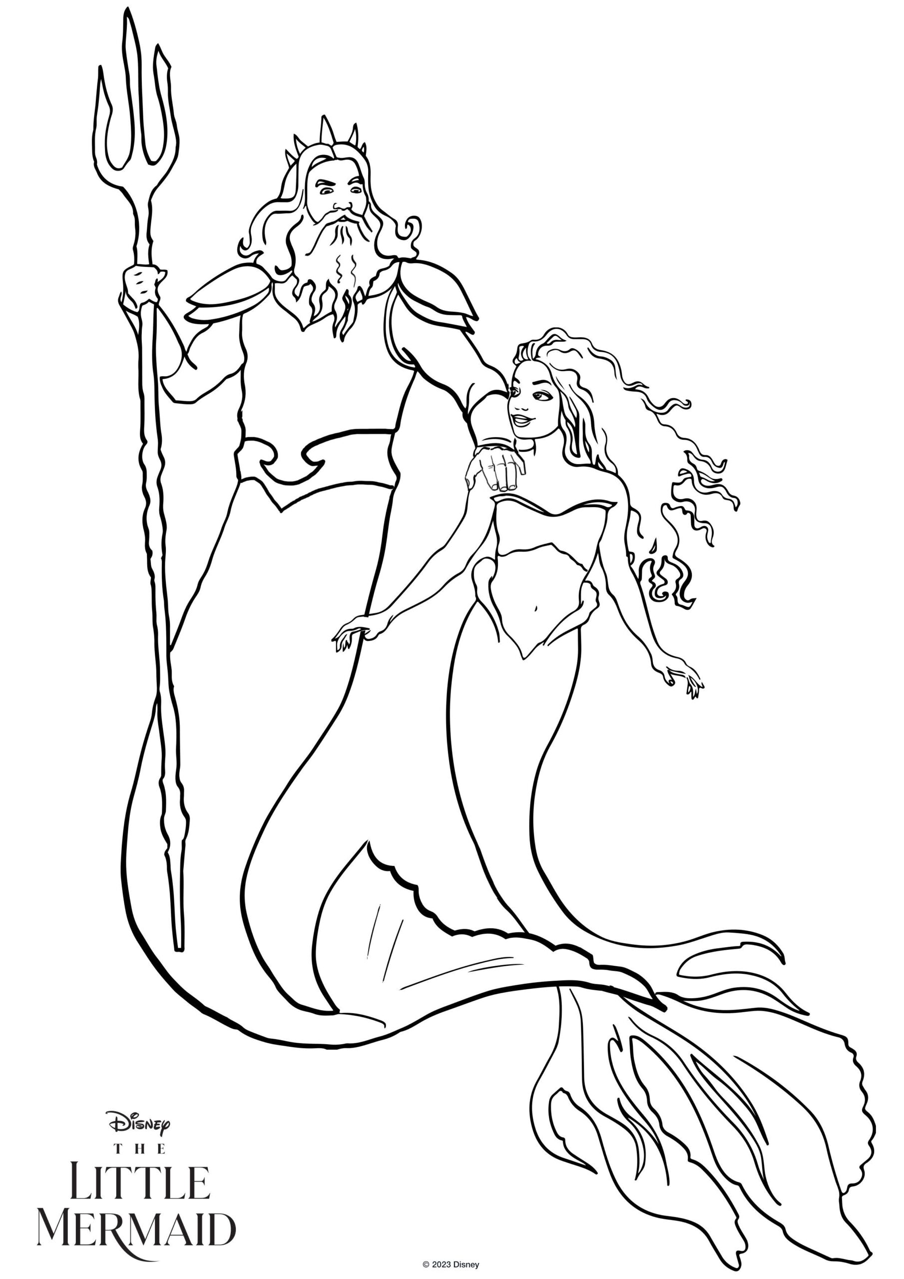 Free Printable Coloring Pages Little Mermaid Download Free Printable 