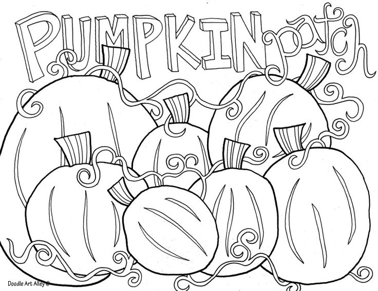 Coloring Pages Pumpkins
