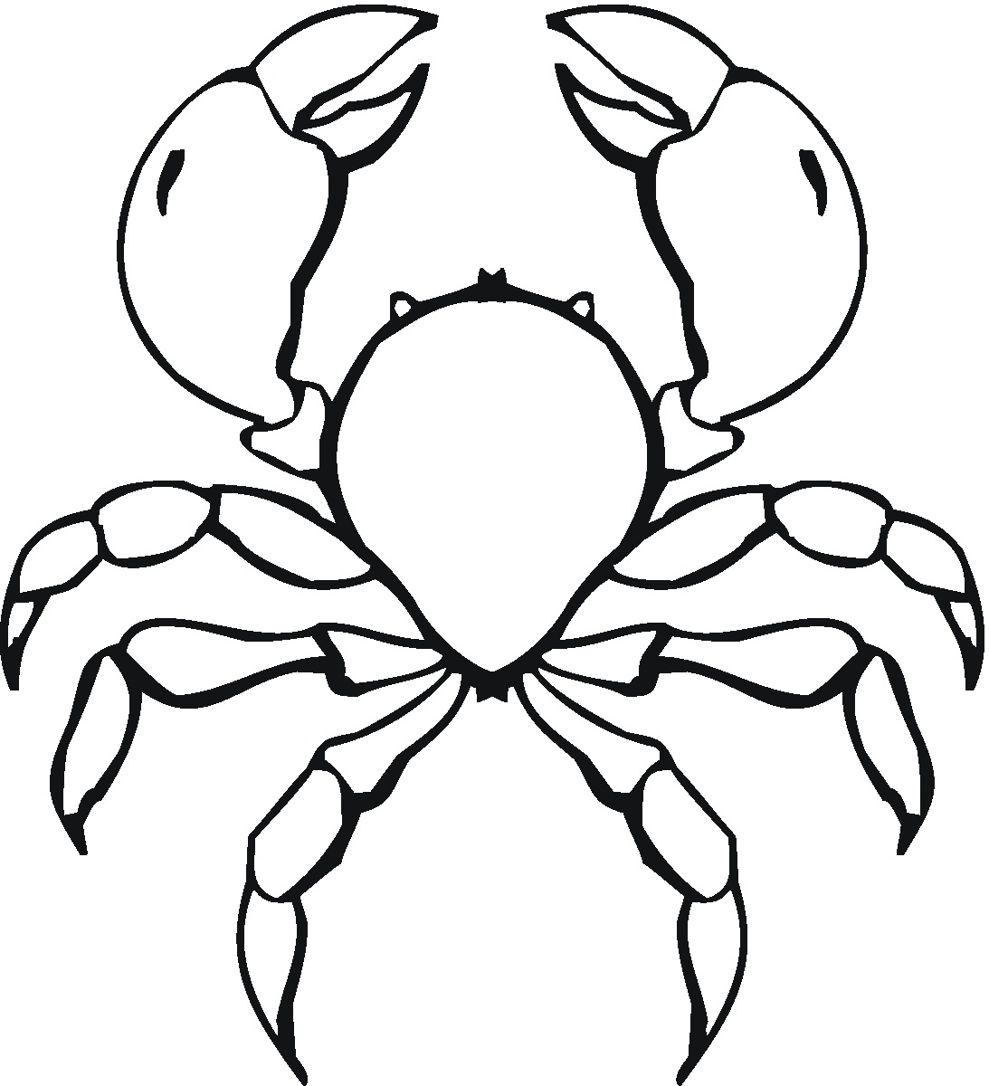Free Printable Crab Coloring Pages For Kids Animal Place