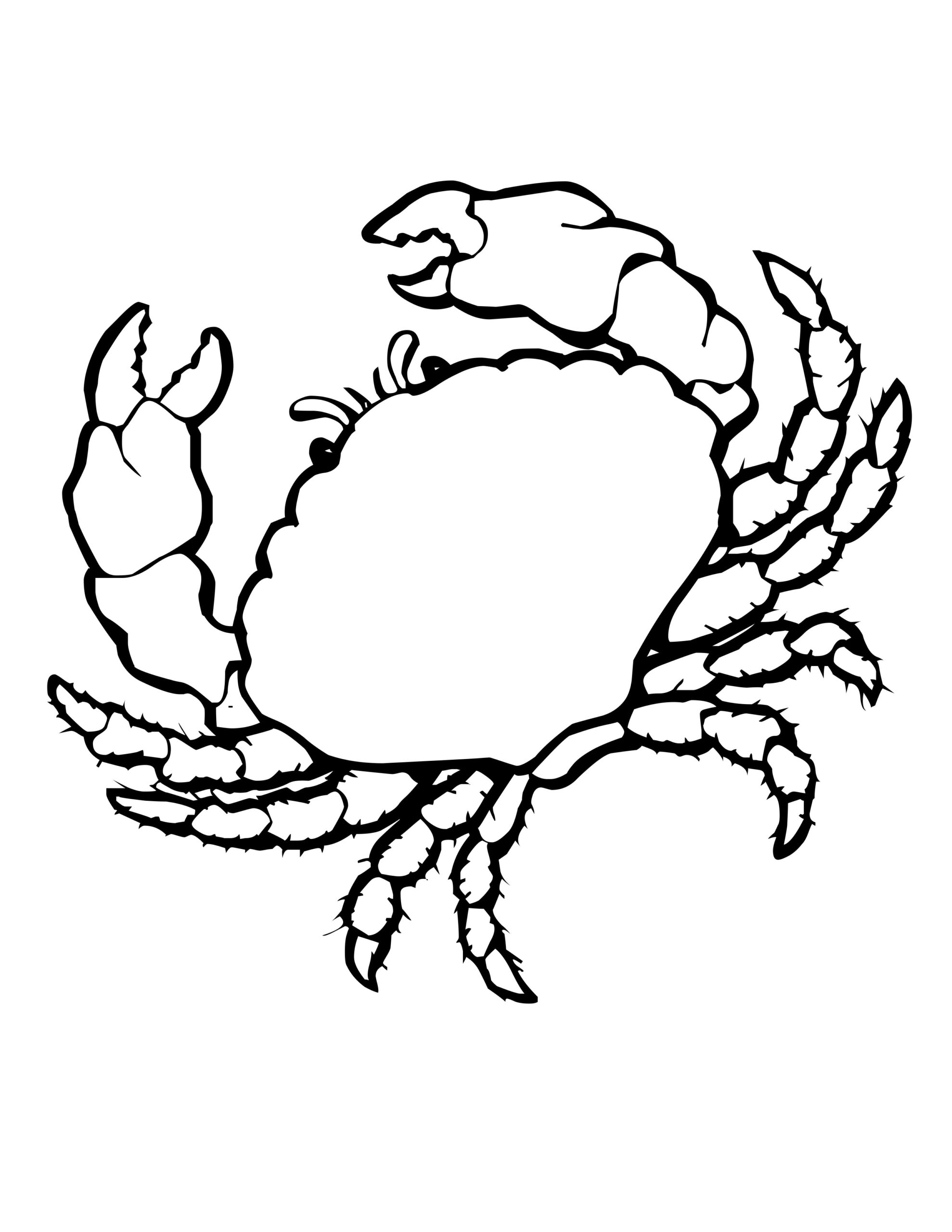 Coloring Pages Crab