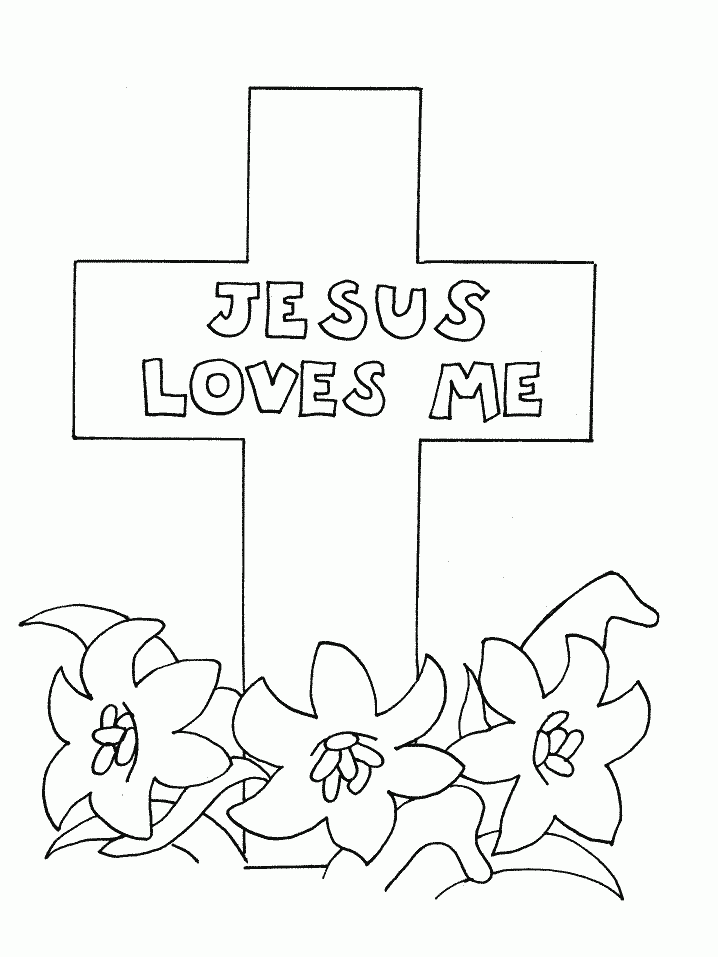 Coloring Cross Pages