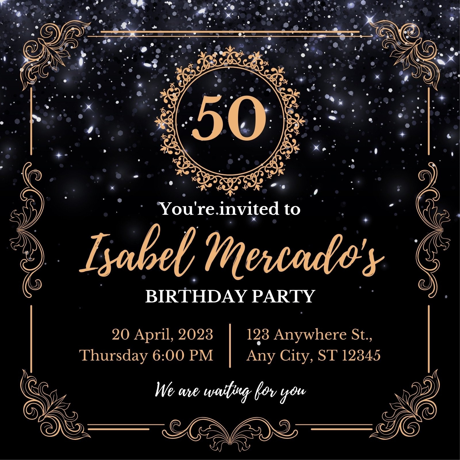 old invitation templates