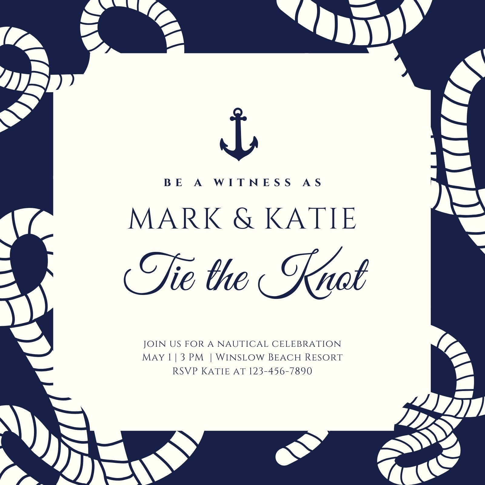 Free Printable Custom Nautical Invitation Templates Canva