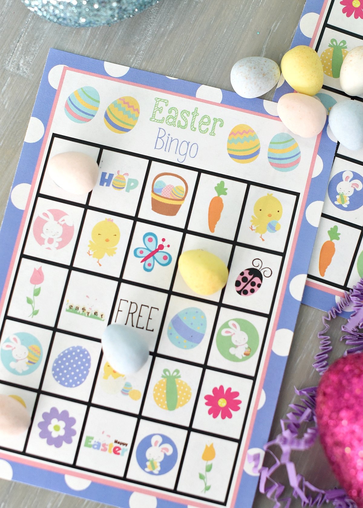 20 free printable easter bingo game cards