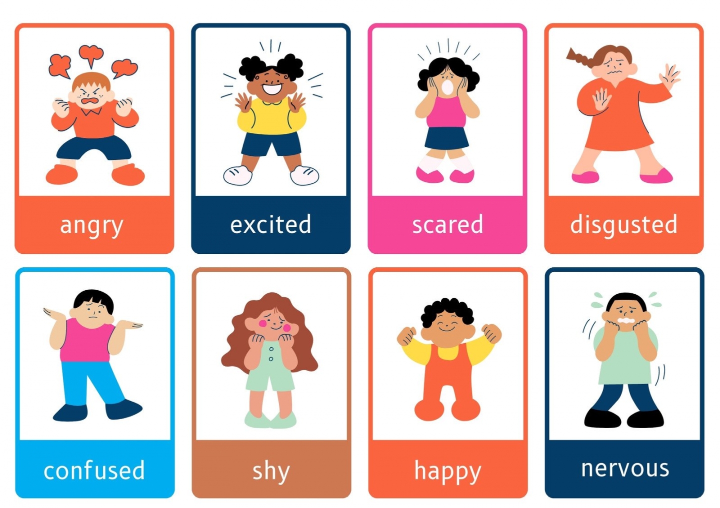 6 seconds emotion cards printable