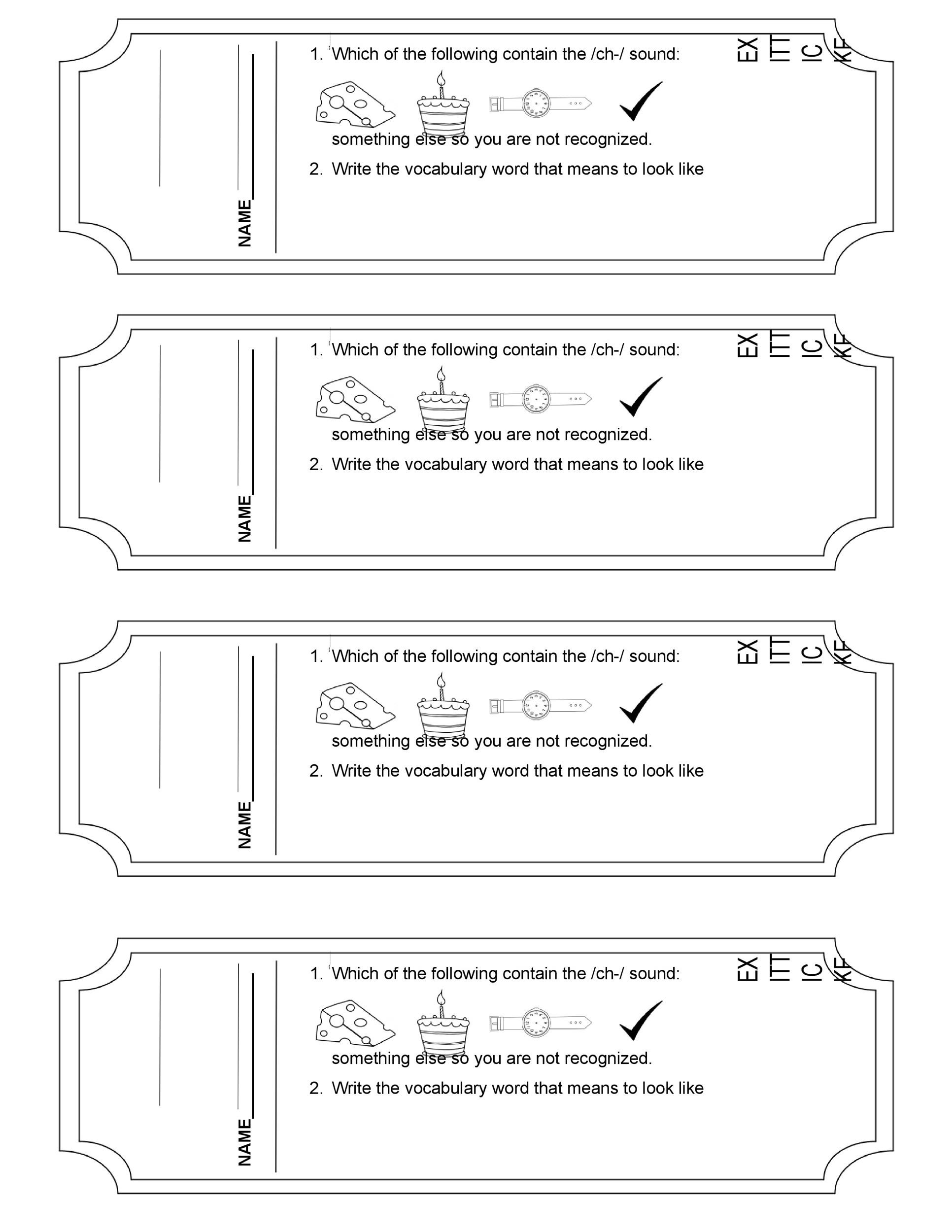 ticket template printable free