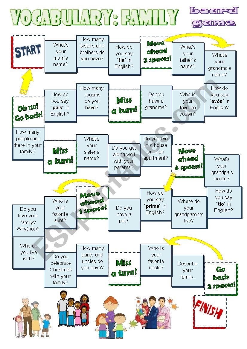 Free Printable Family Games