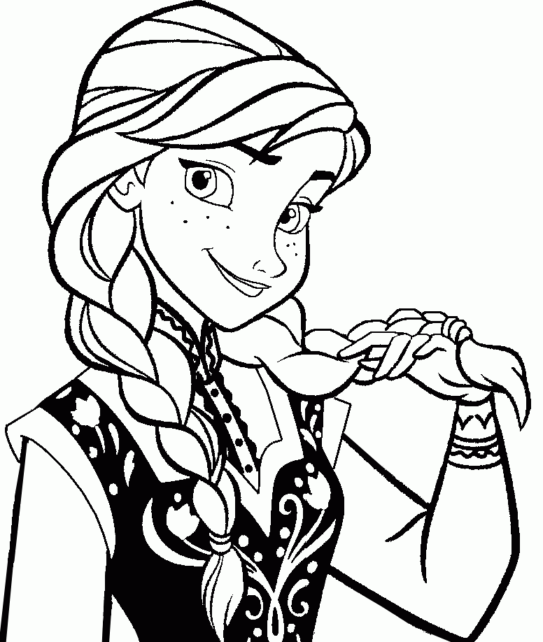 free frozen coloring pages printable