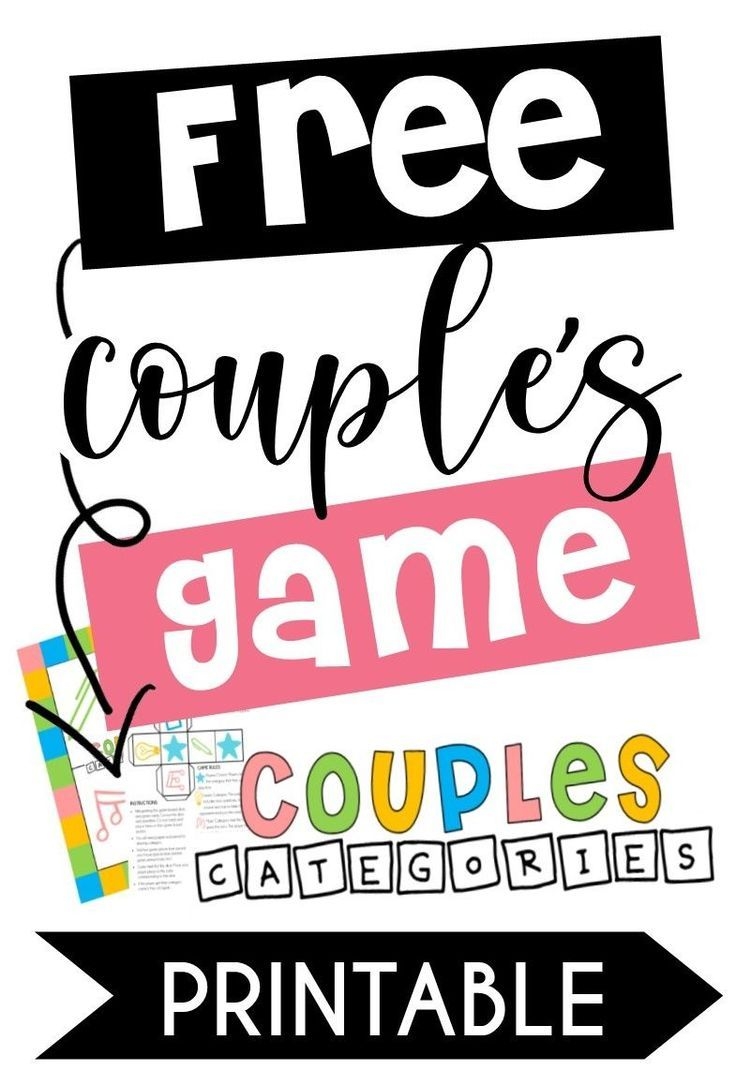 free printable games for married couples at church