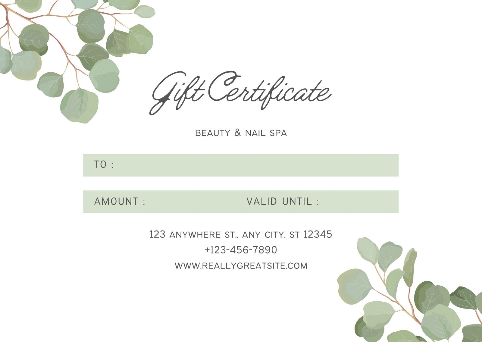 printable gift certificate templates free