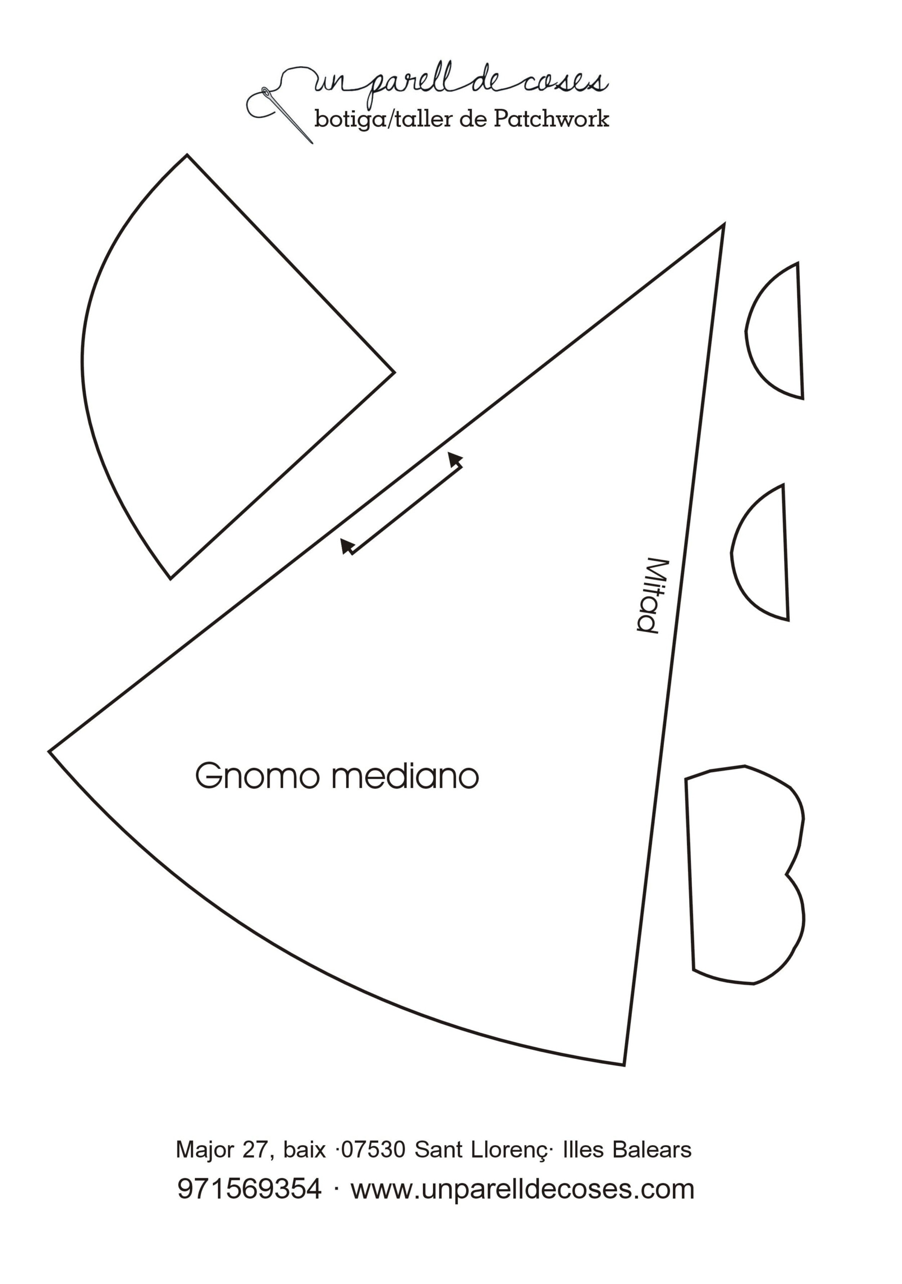template free printable gnome hat pattern