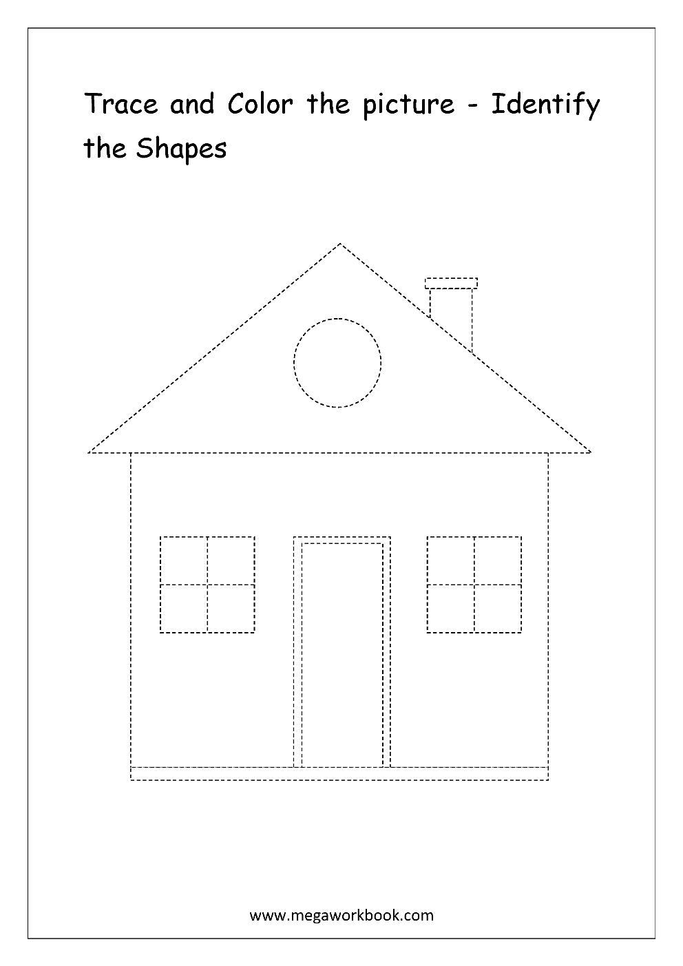 Free Printable Identifying Shapes Worksheets Identify Basic Shapes