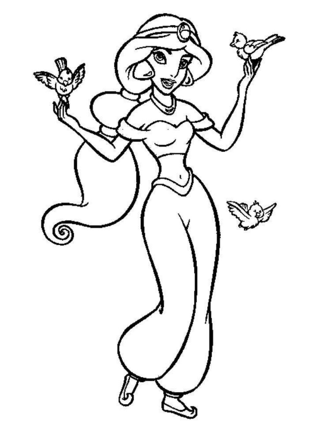 Free Printable Jasmine Coloring Pages For Kids Best Coloring Pages 