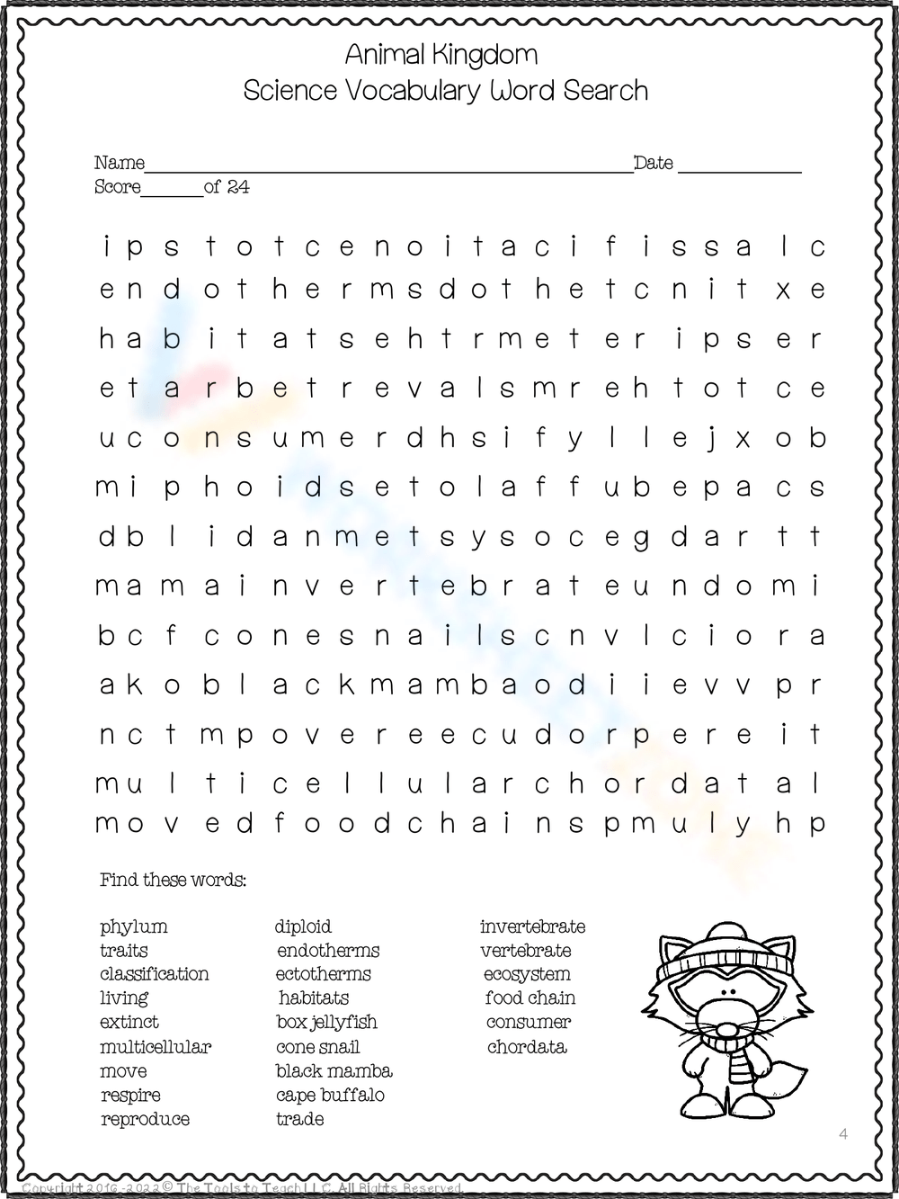 Free Printable Kingdom Classification Worksheet Collection Worksheets 