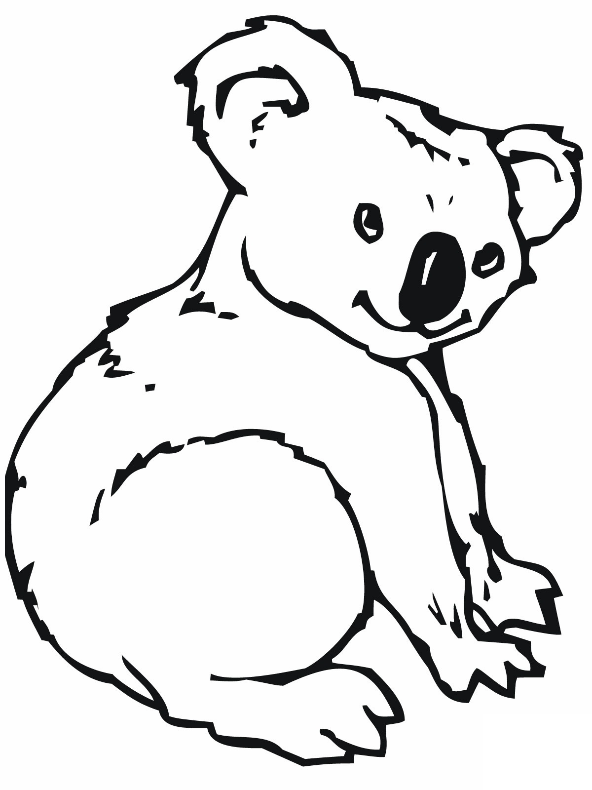 koala coloring pages free