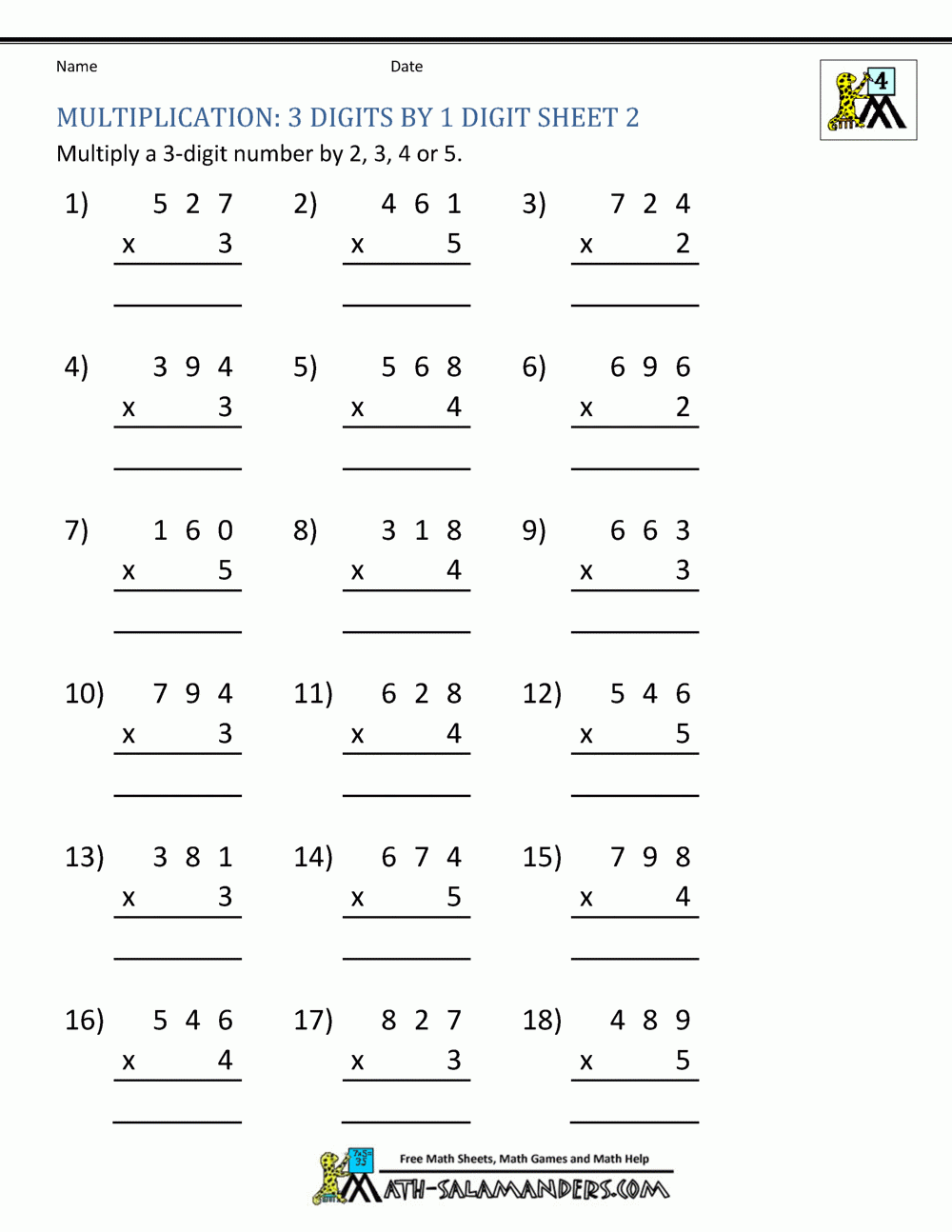 fun worksheets for 4th grade