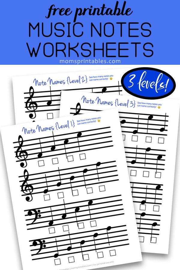 Free Printable Music Notes Worksheets Mom 39 s Printables