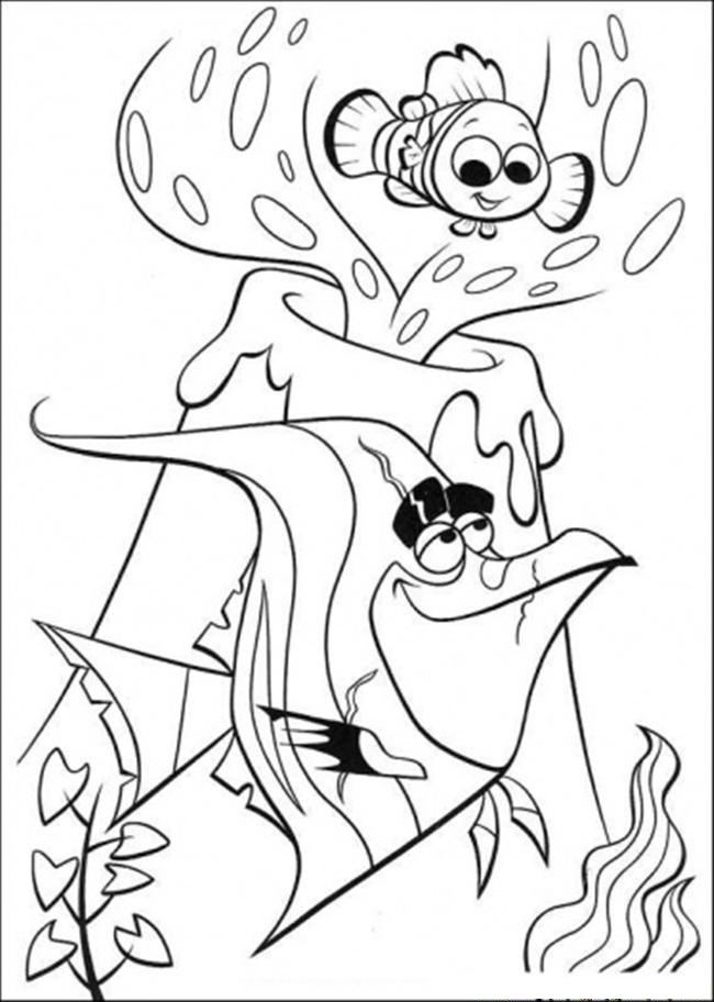 free nemo coloring pages