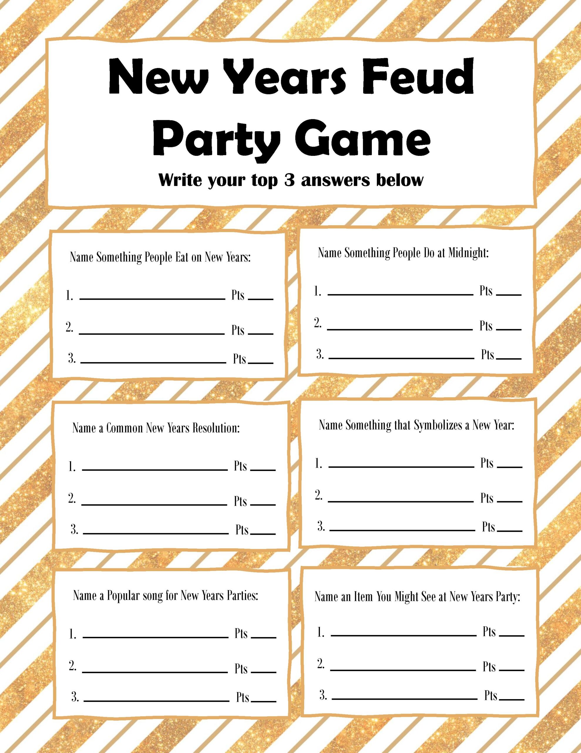 Free Printable New Years Eve Games Formed In January 1939 Ninnescah 