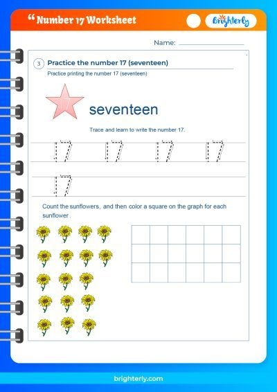 number 17 worksheet
