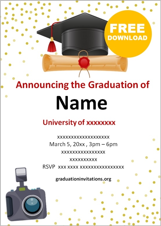 Free Printable Nursing Graduation Invitations Templates Graduation 