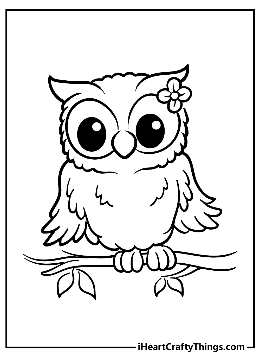 printable owl pictures to color