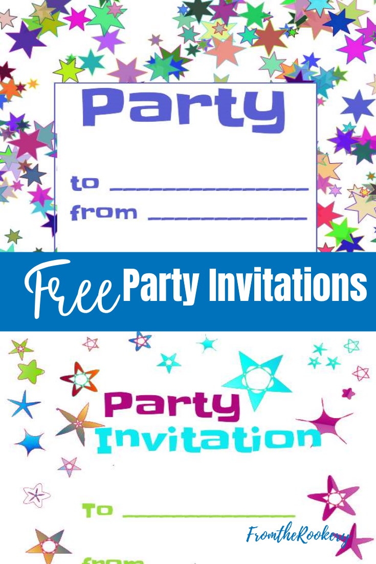 Free Printable Party Invitations Templates