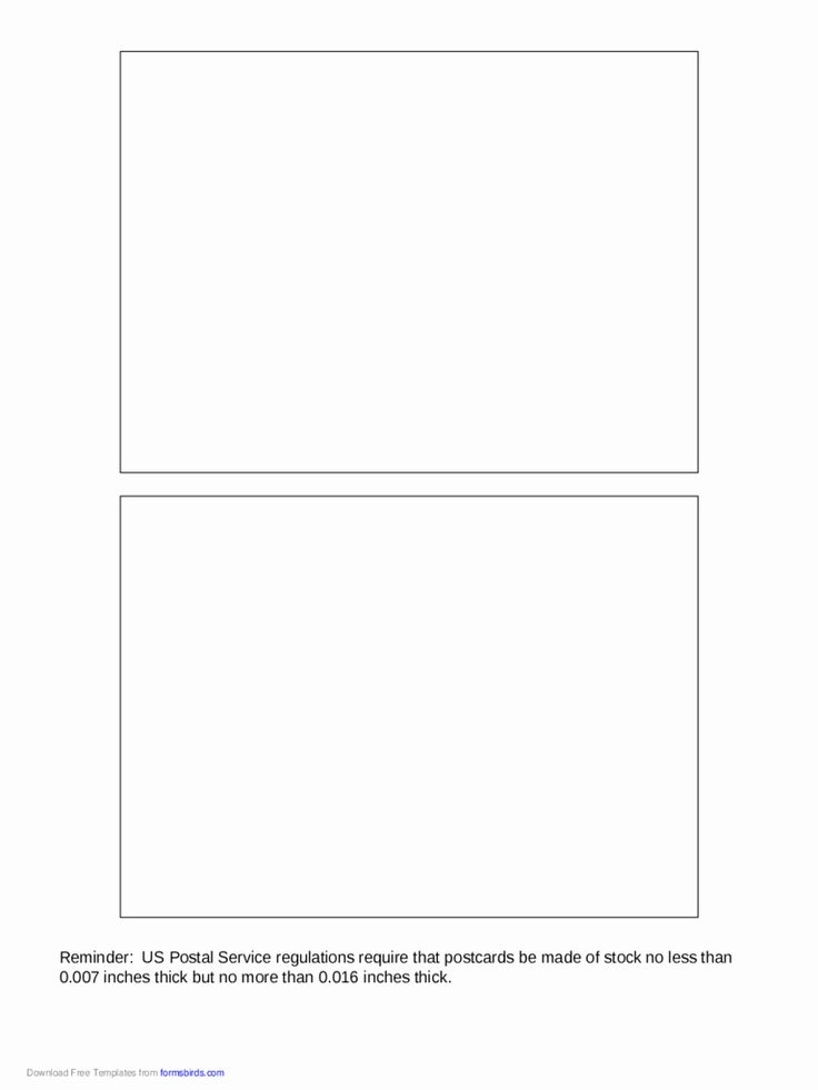 Free Printable Postcard Template Online Printable Templates