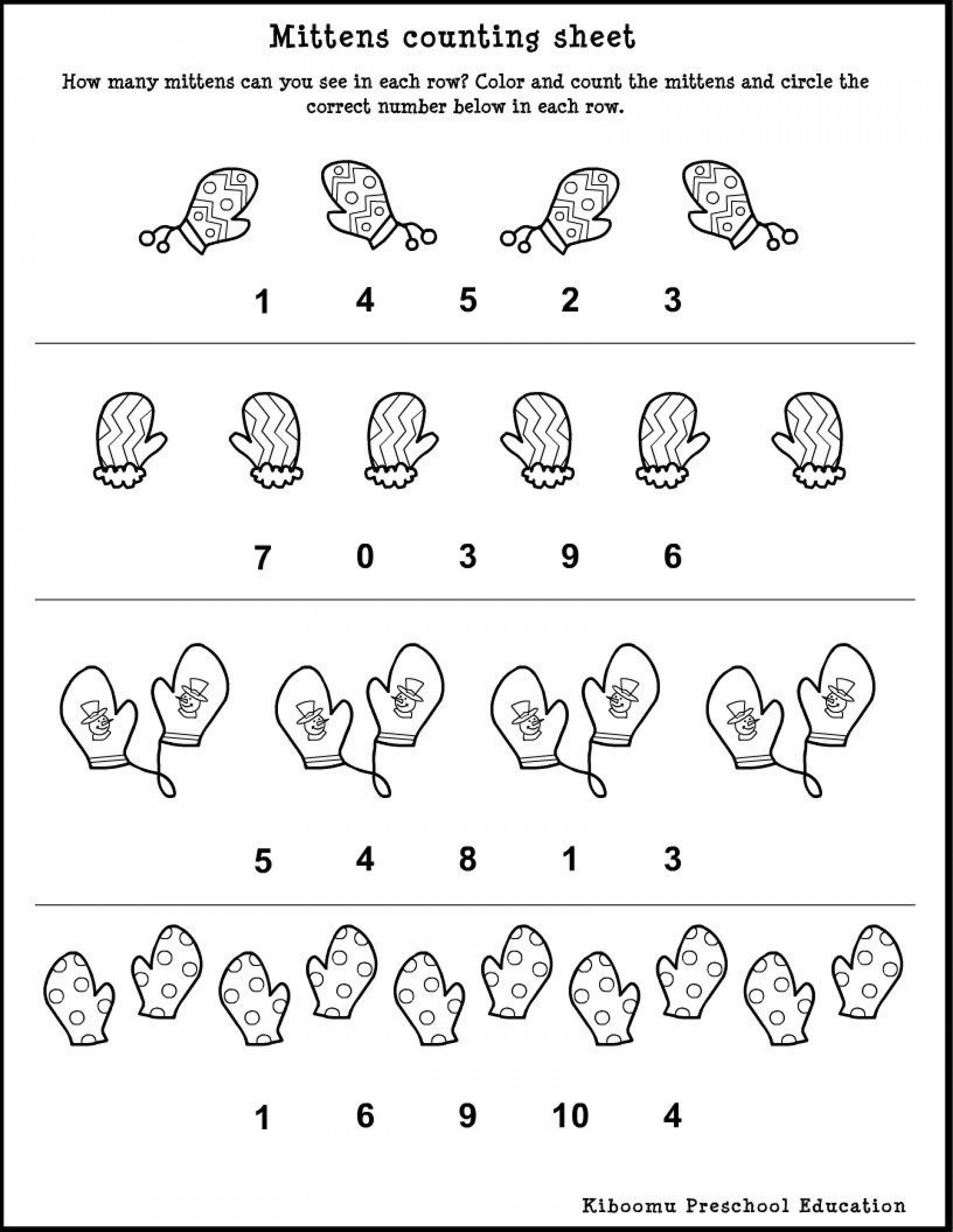 pre pre k worksheets